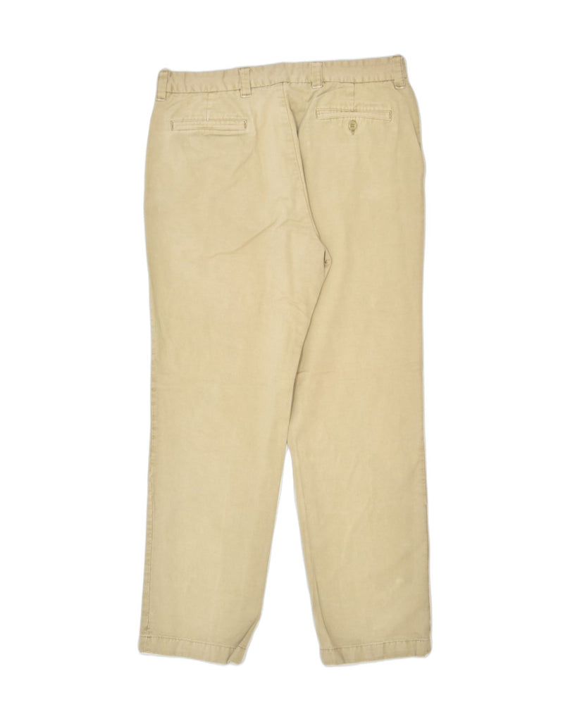 NAUTICA Mens Slim Fit Chino Trousers W34 L30 Beige Cotton | Vintage | Thrift | Second-Hand | Used Clothing | Messina Hembry 