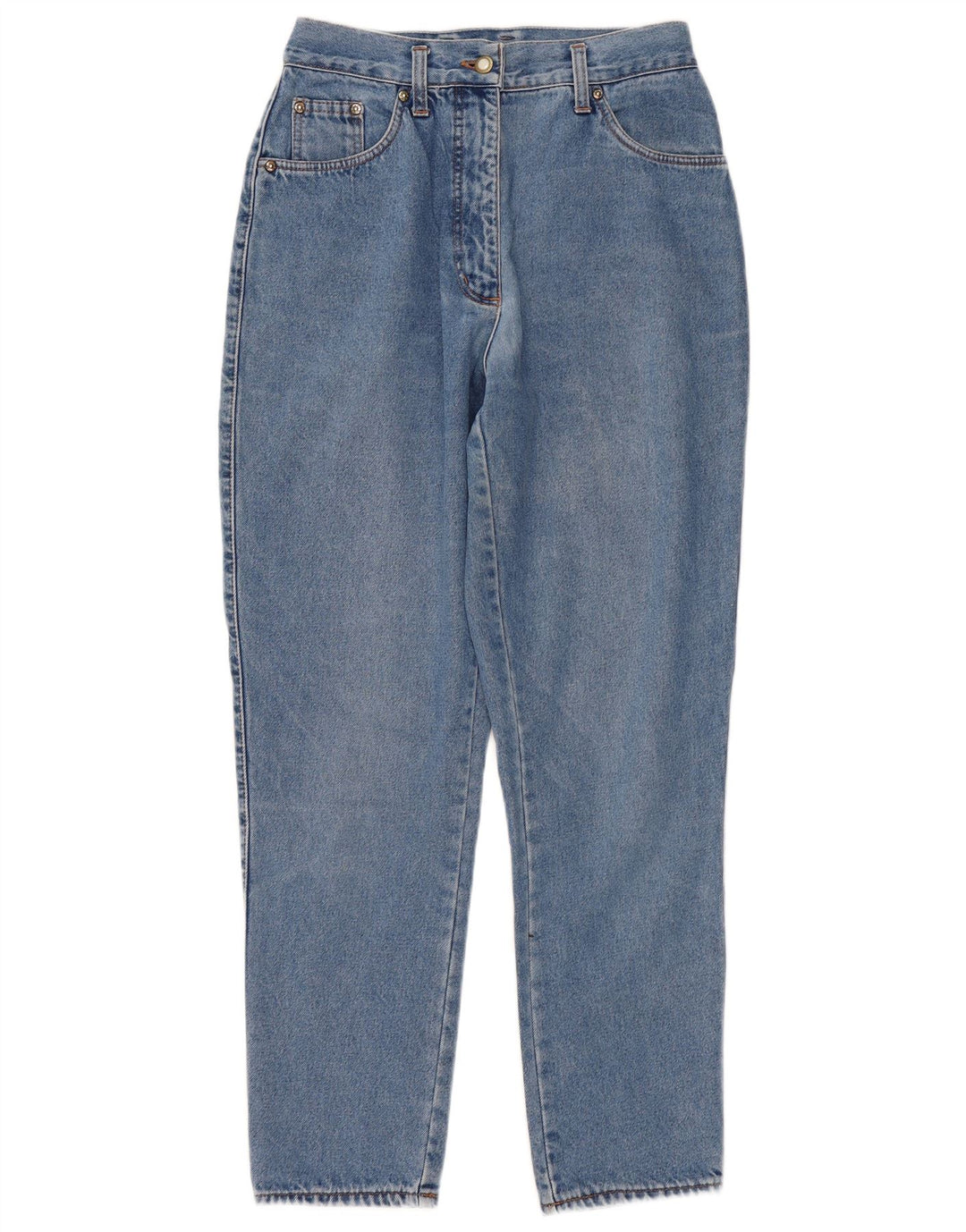 Cappopera Womens High Waist Tapered Jeans W28 L29 Blue