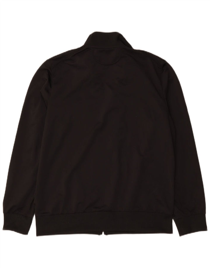 Lotto Mens Tracksuit Top Jacket Medium Black Polyester