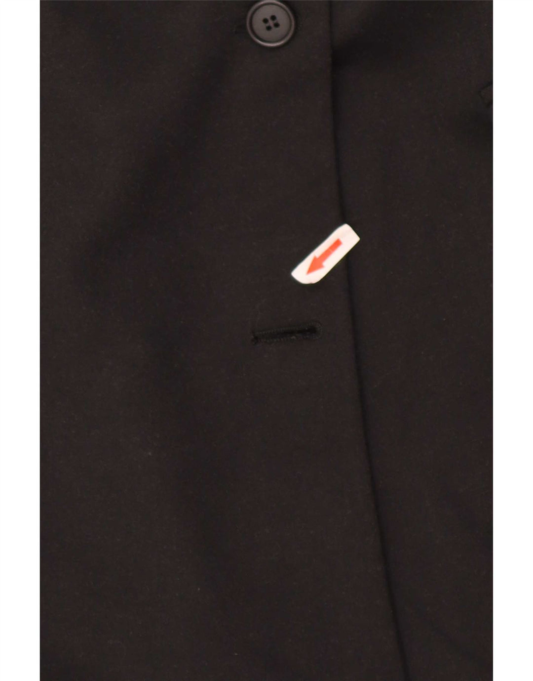 Gina Lebole Womens Double Breasted Coat UK 14 Medium Black