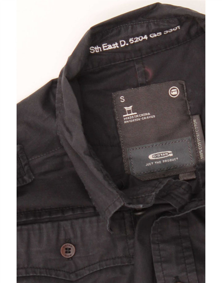 G-Star Mens Military Shirt Small Black Cotton