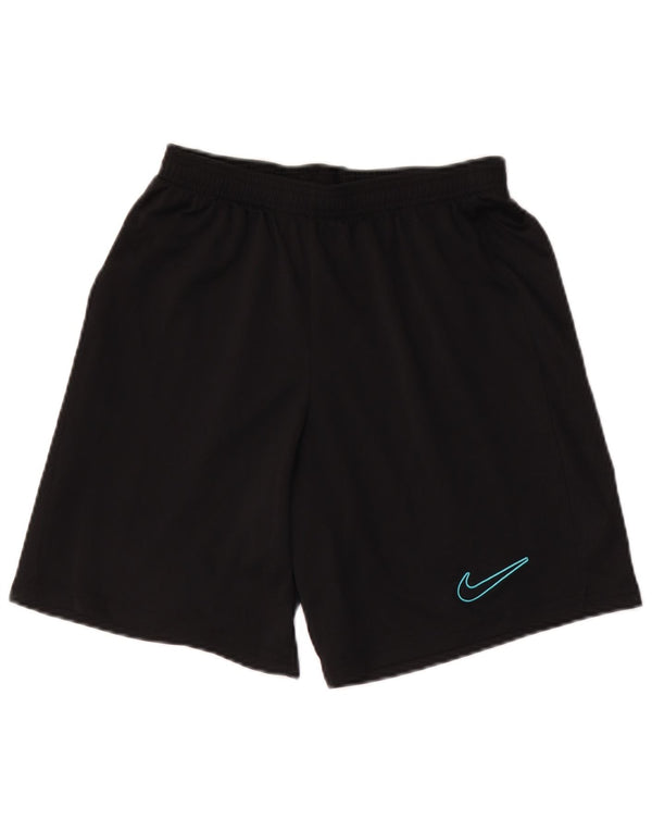 Nike Boys Dri Fit Slim Sport Shorts 10-11 Years Medium Black Polyester