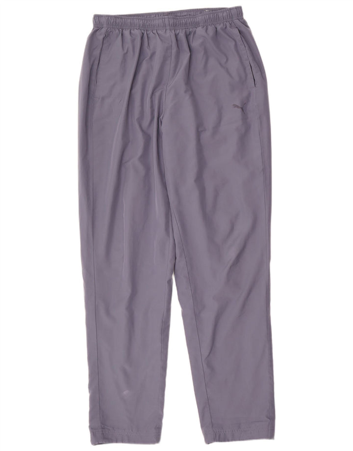 Puma Mens Tracksuit Trousers Large Blue Polyester
