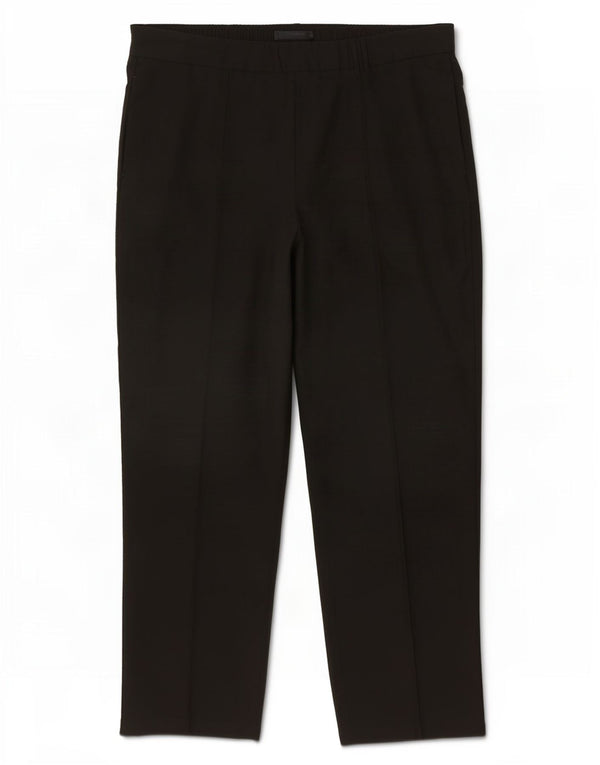 Marks & Spencer Womens Straight Casual Trousers UK 18 XL W36 L30 Black