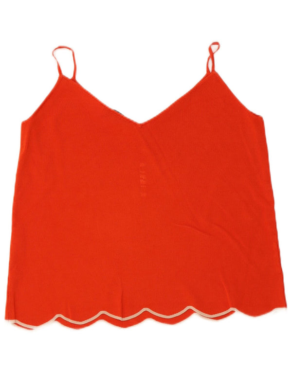 Zara Womens Cami Top UK 12 Medium Red