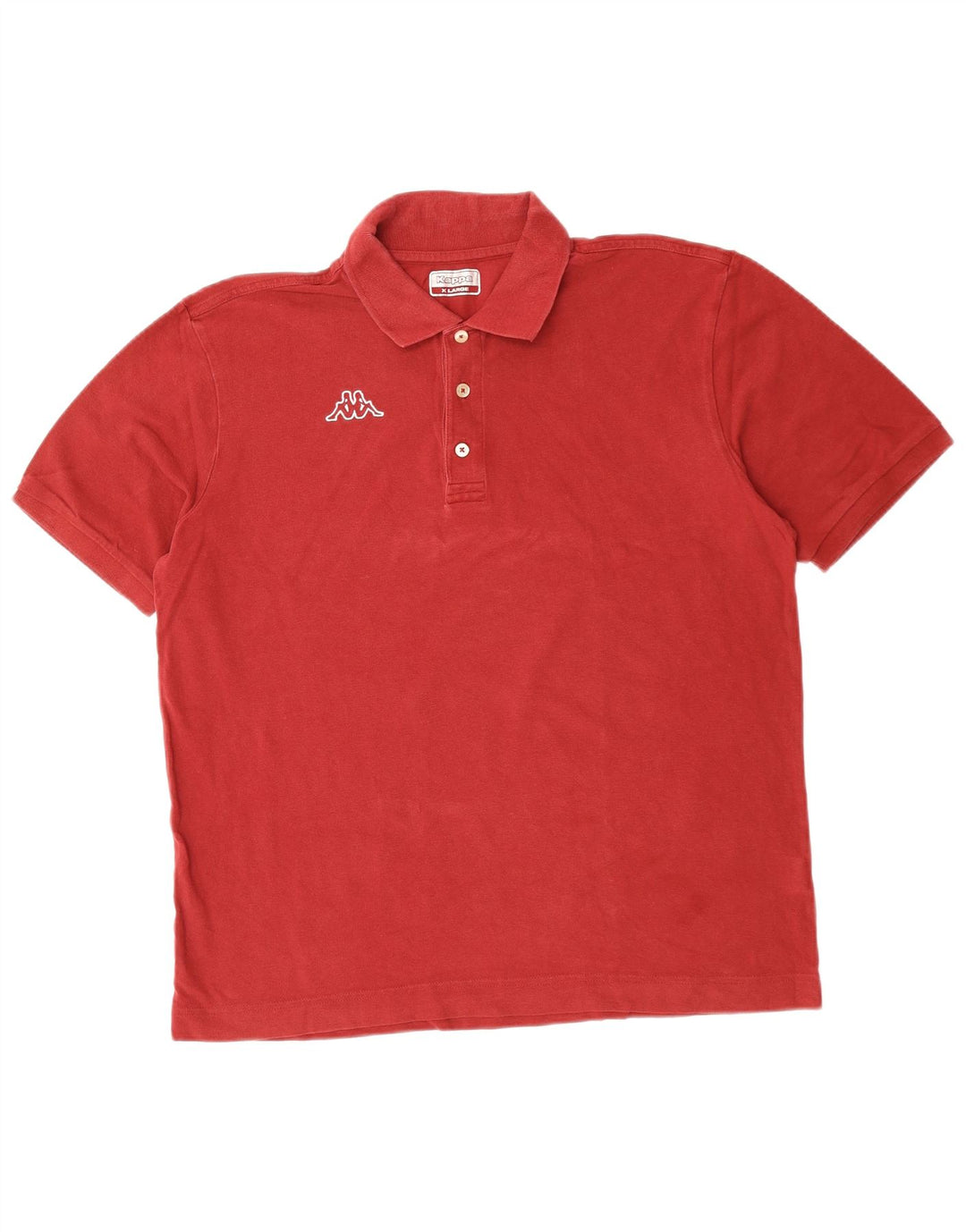 KAPPA Mens Polo Shirt XL Red Cotton