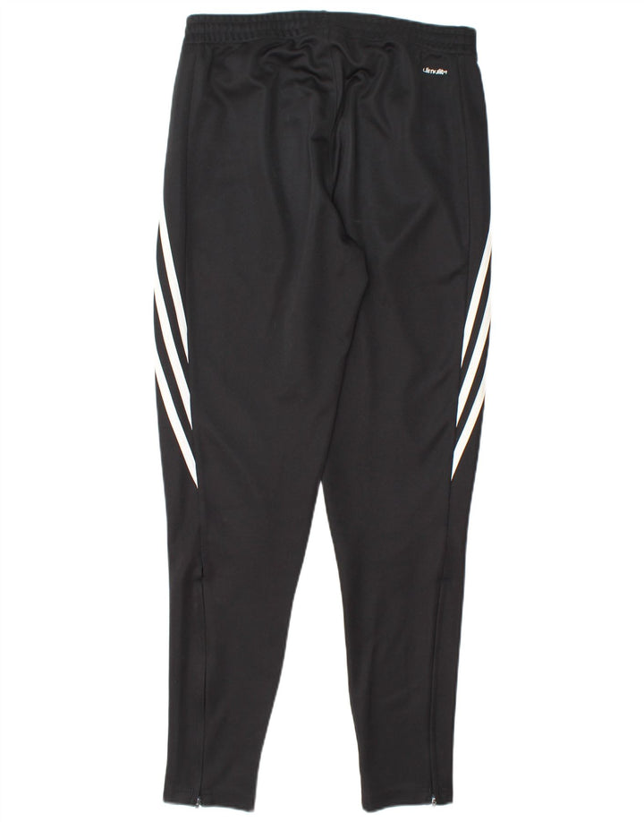 Adidas Mens Tracksuit Trousers Small Black Polyester
