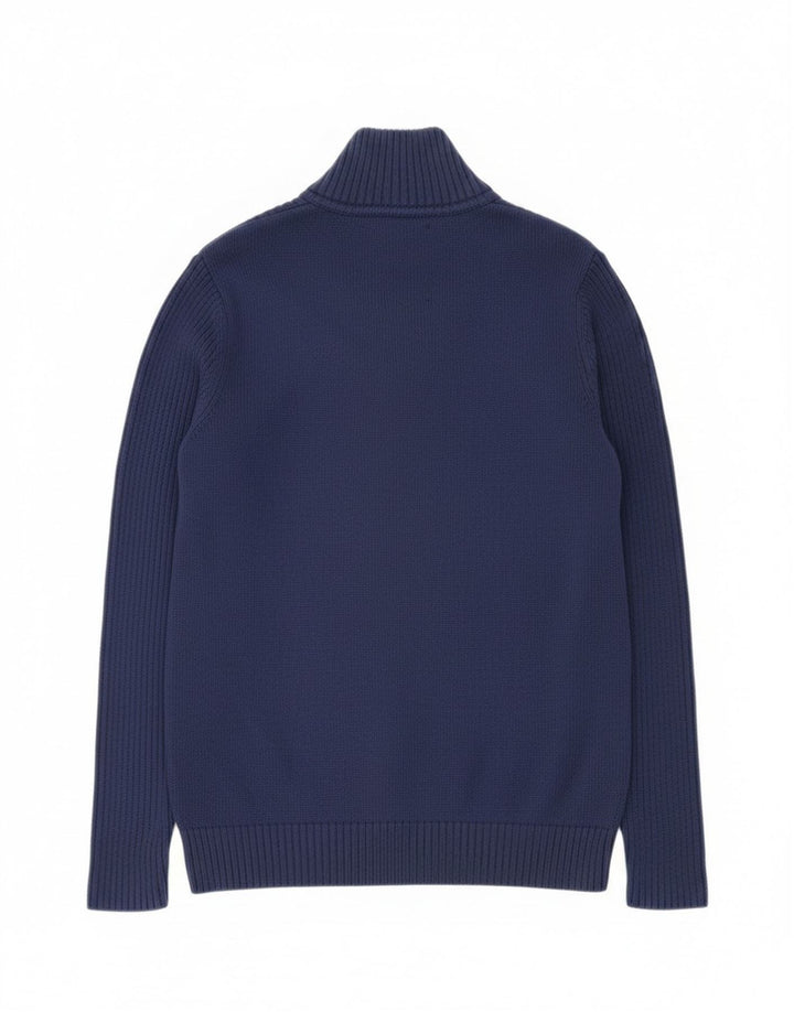 Calvin Klein Jeans Mens Cardigan Sweater 3XL Navy Blue Cotton