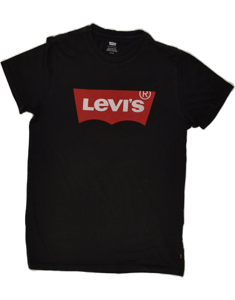 LEVI'S Mens Graphic T-Shirt Top Small Black | Vintage Levi's | Thrift | Second-Hand Levi's | Used Clothing | Messina Hembry 