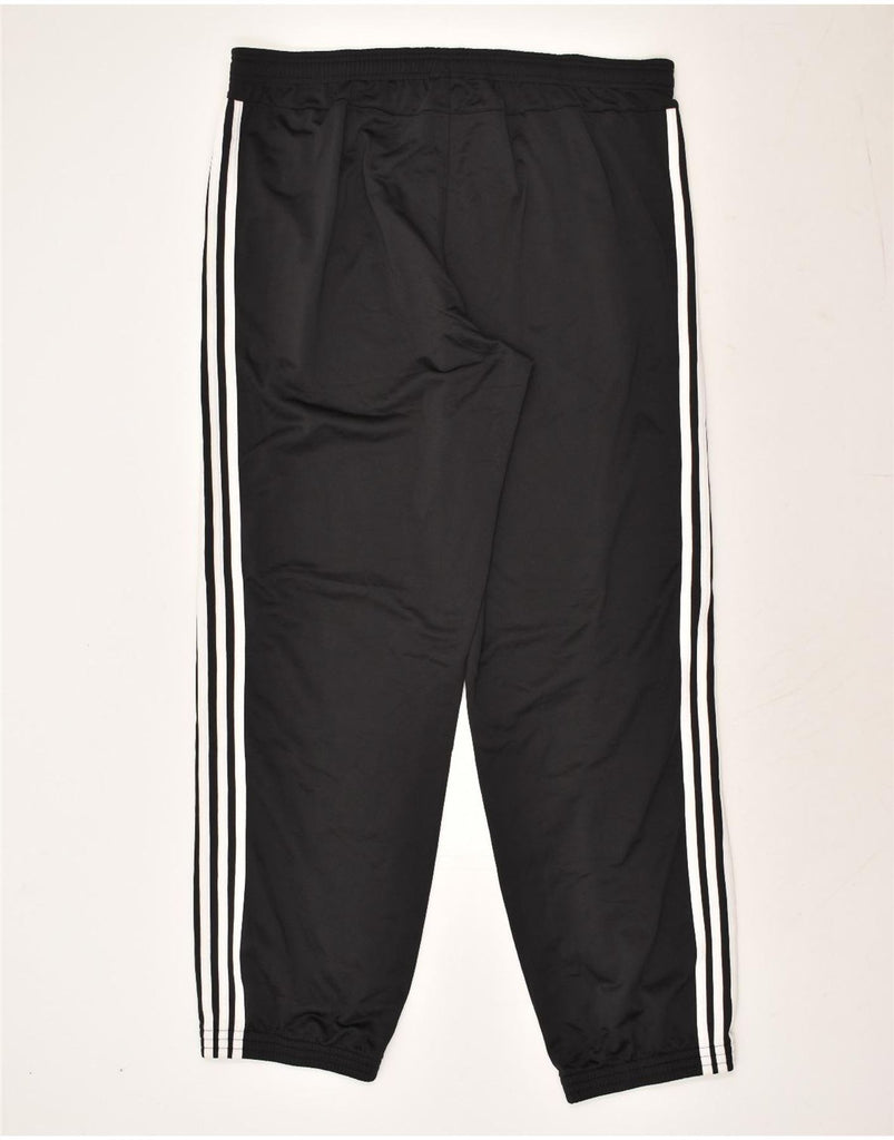 ADIDAS Mens Tracksuit Trousers Joggers XL Black Polyester | Vintage Adidas | Thrift | Second-Hand Adidas | Used Clothing | Messina Hembry 