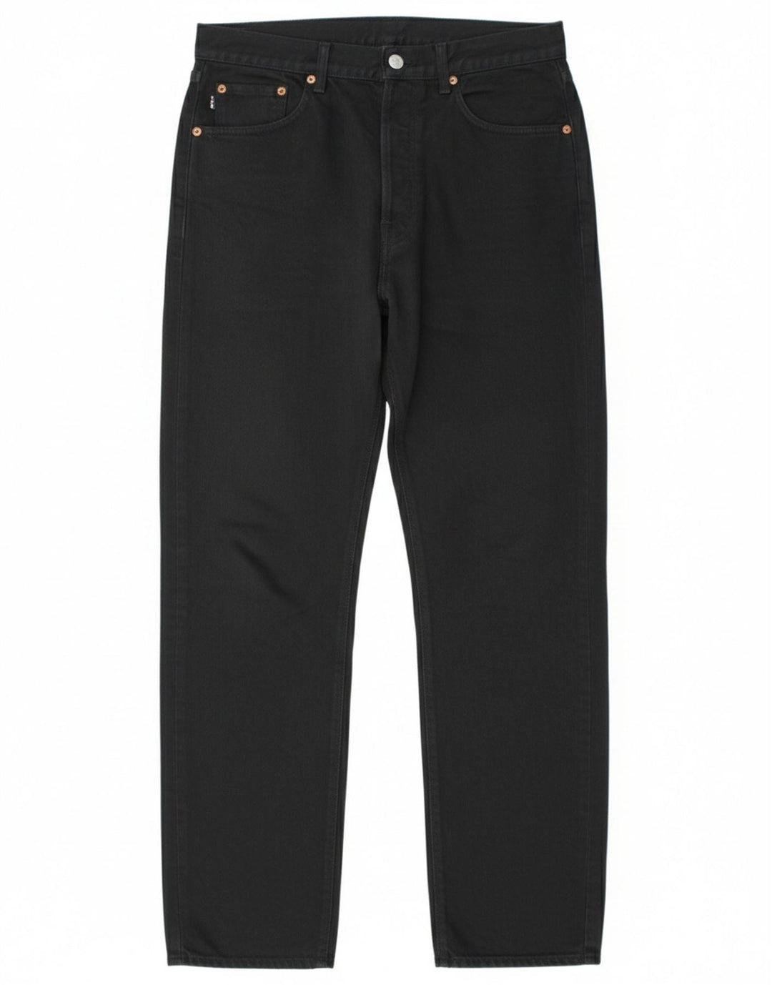 Replay Mens Tapered Jeans W32 L32 Black Cotton