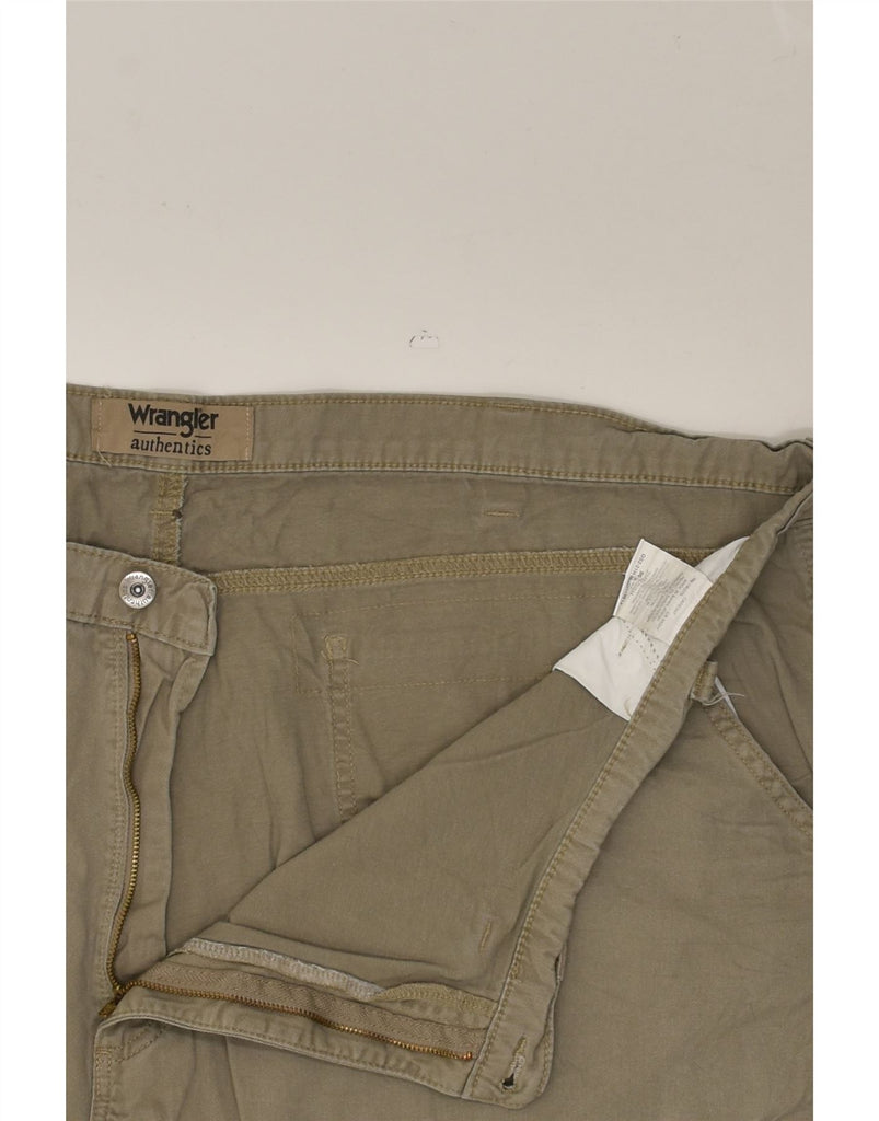 WRANGLER Mens Straight Cargo Trousers W50 L30 Grey Cotton | Vintage Wrangler | Thrift | Second-Hand Wrangler | Used Clothing | Messina Hembry 