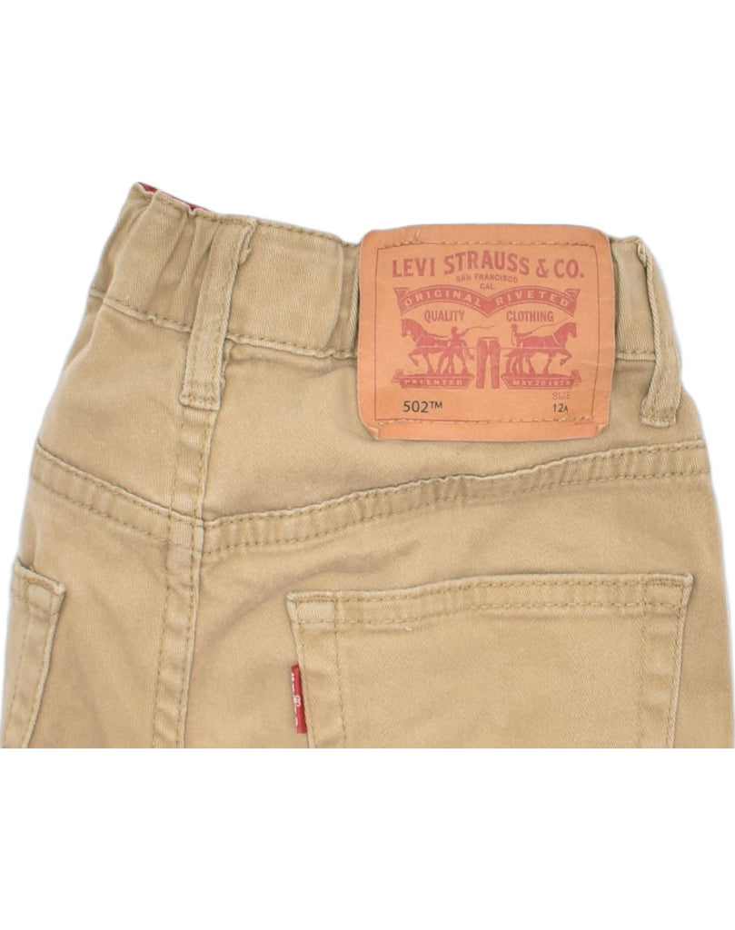 LEVI'S Boys 502 Slim Jeans 11-12 Years W26 L27 Beige Cotton | Vintage | Thrift | Second-Hand | Used Clothing | Messina Hembry 