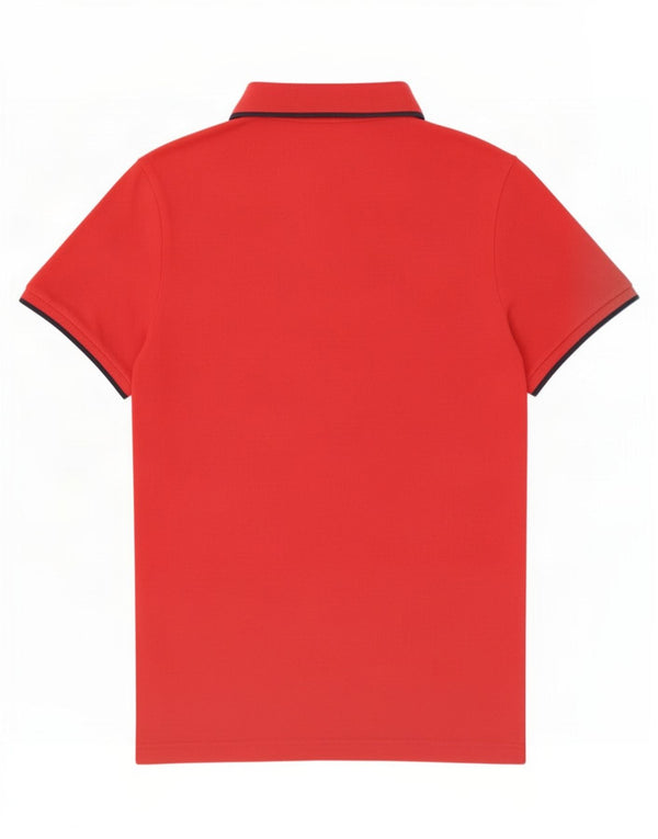 Puma Mens Polo Shirt Large Red Cotton