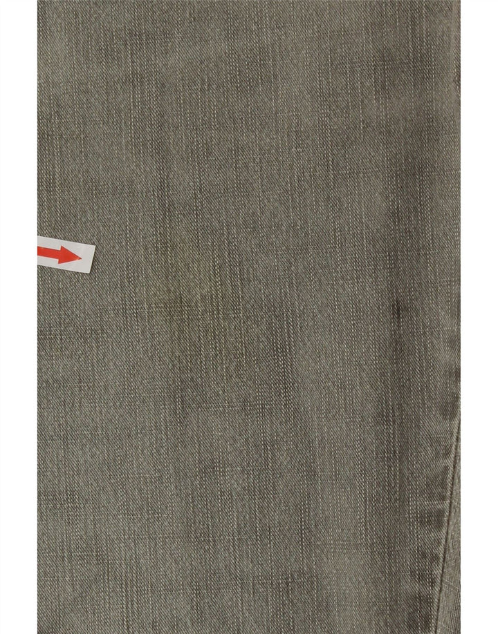 Wrangler Mens Texas Stretch Straight Jeans W36 L32 Grey Cotton