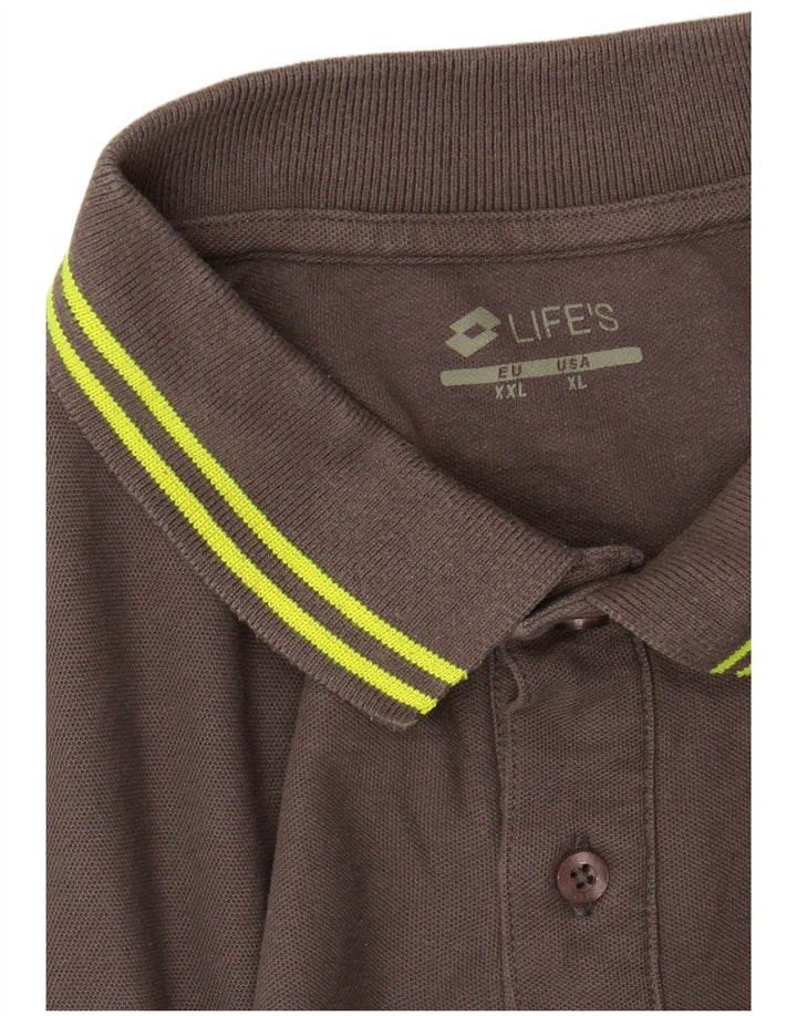 Lotto Mens Polo Shirt XL Grey