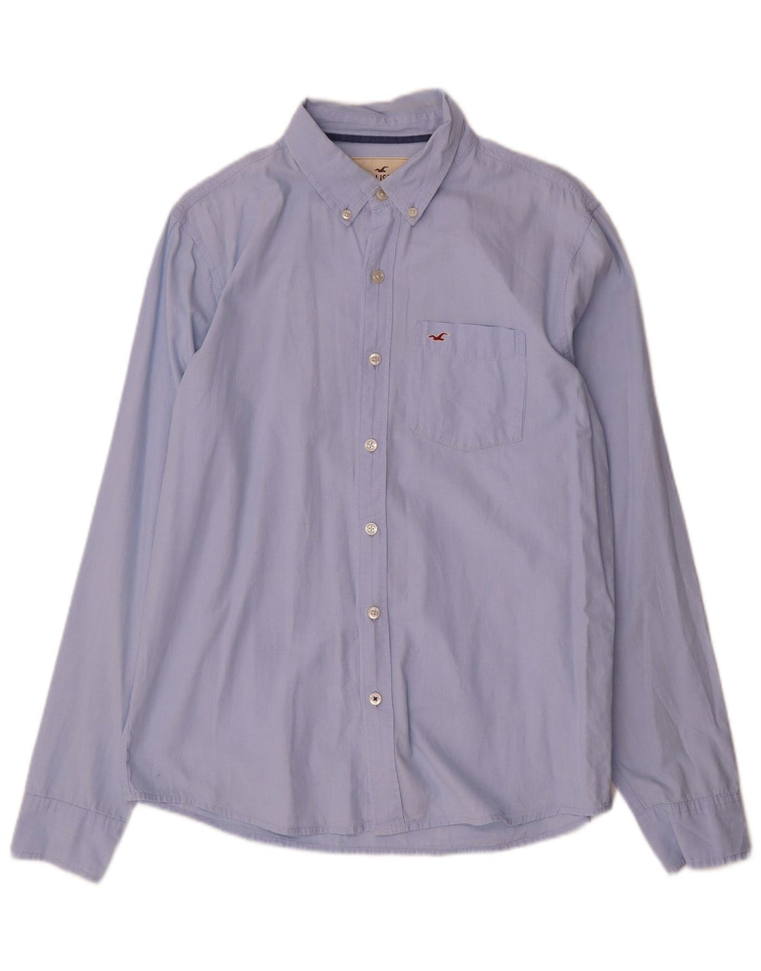 Hollister Mens Shirt Large Blue Cotton