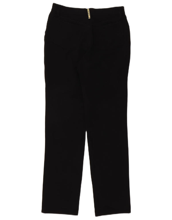 Replay Womens High Waist Tapered Casual Trousers W32 L30 Black Polyamide