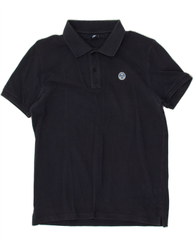 NORTH SAILS Mens Polo Shirt Small Navy Blue Cotton Vintage North Sails and Second-Hand North Sails from Messina Hembry 