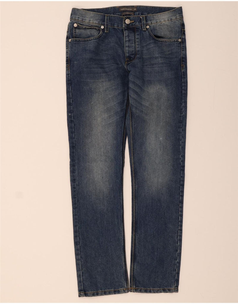 FRENCH CONNECTION Mens Slim Jeans W32 L32 Blue Cotton Vintage French Connection and Second-Hand French Connection from Messina Hembry 