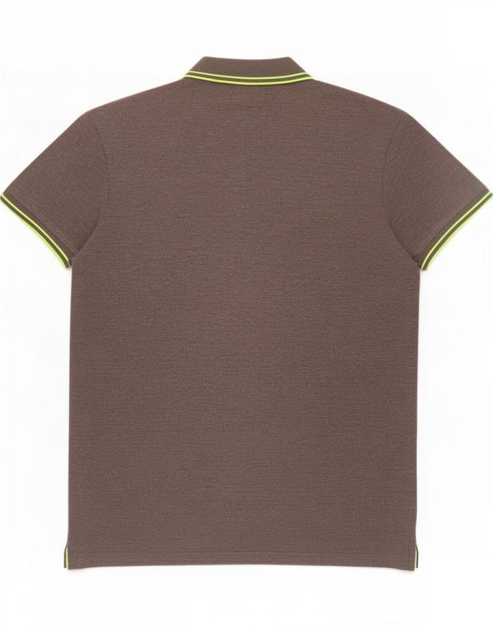 Jack & Jones Mens Polo Shirt Medium Grey Polyester