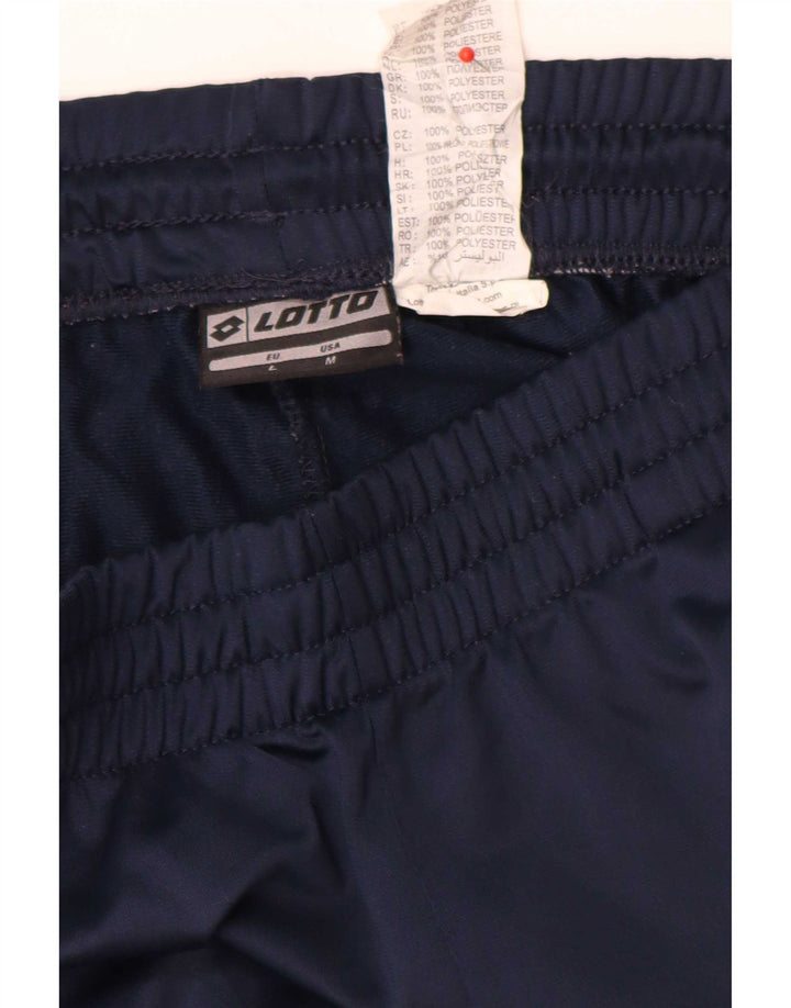 Lotto Mens Tracksuit Trousers Medium Navy Blue Polyester