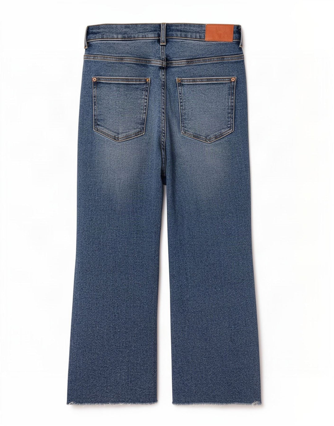 Zara Womens Cropped Jeans EU 42 Large W32 L25 Blue