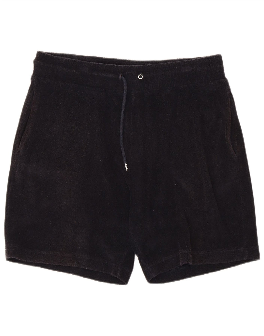 REISS Mens Sport Shorts Large  Black Cotton