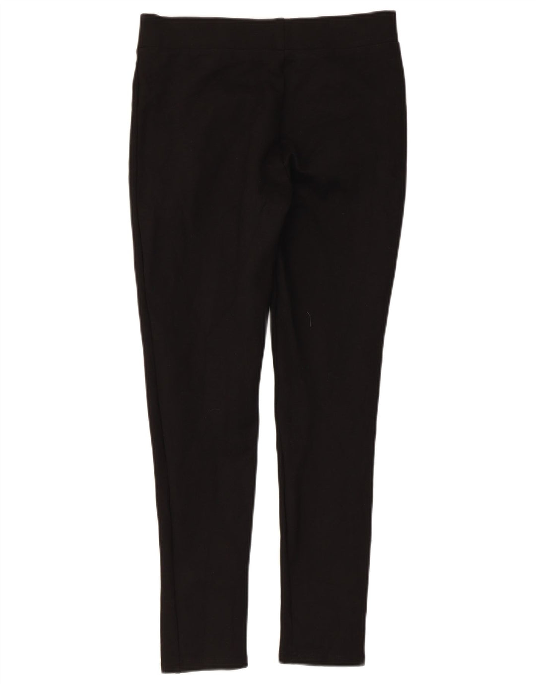 Zara Womens Slim Cropped Trousers Medium W28 L25 Black Viscose