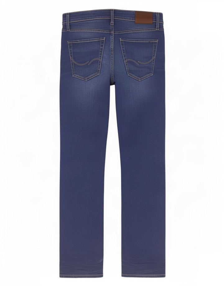 Jack & Jones Mens Straight Jeans W34 L32 Blue