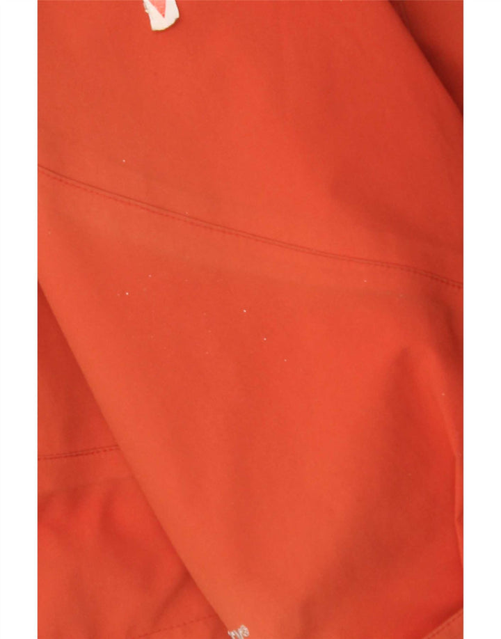 Sprayway Womens Hooded Rain Jacket UK 12 Medium Orange Polyester
