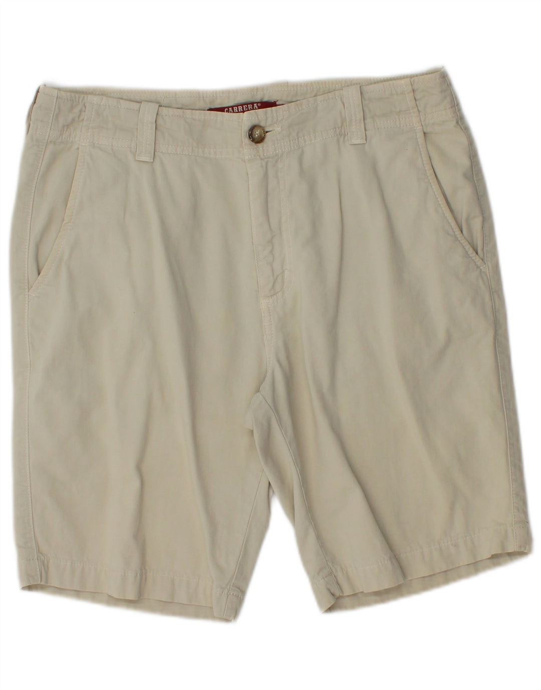 CARRERA Mens Chino Shorts W32 Medium Beige Cotton