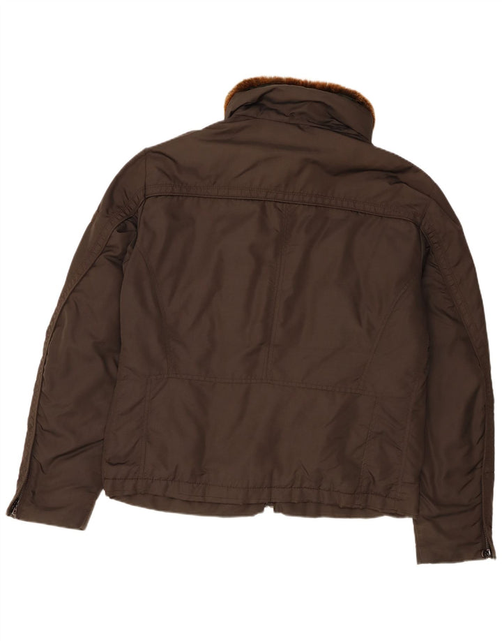 PEUTEREY Mens Padded Jacket EU 54 XL Brown Polyamide