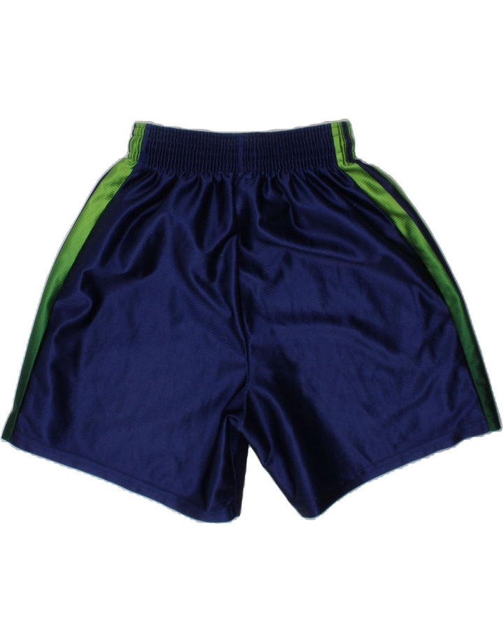 ADIDAS Boys Sport Shorts 15-16 Years  Navy Blue Polyester Vintage Adidas and Second-Hand Adidas from Messina Hembry 