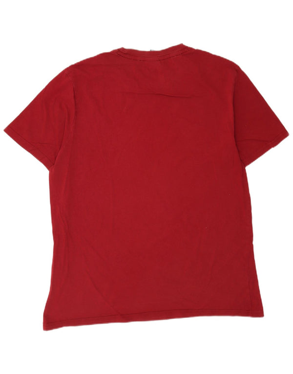 Champion Mens T-Shirt Top XL Maroon