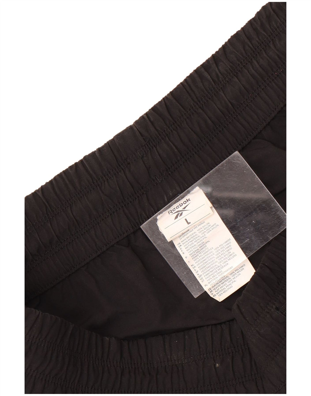 Reebok Womens Sport Shorts UK 16 Large  Black Nylon