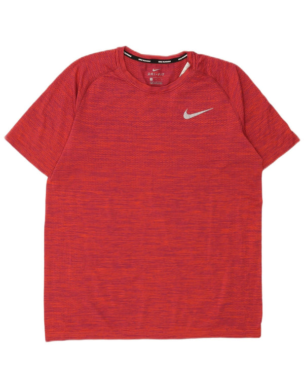 Nike Mens Dri Fit T-Shirt Top Large Red Nylon