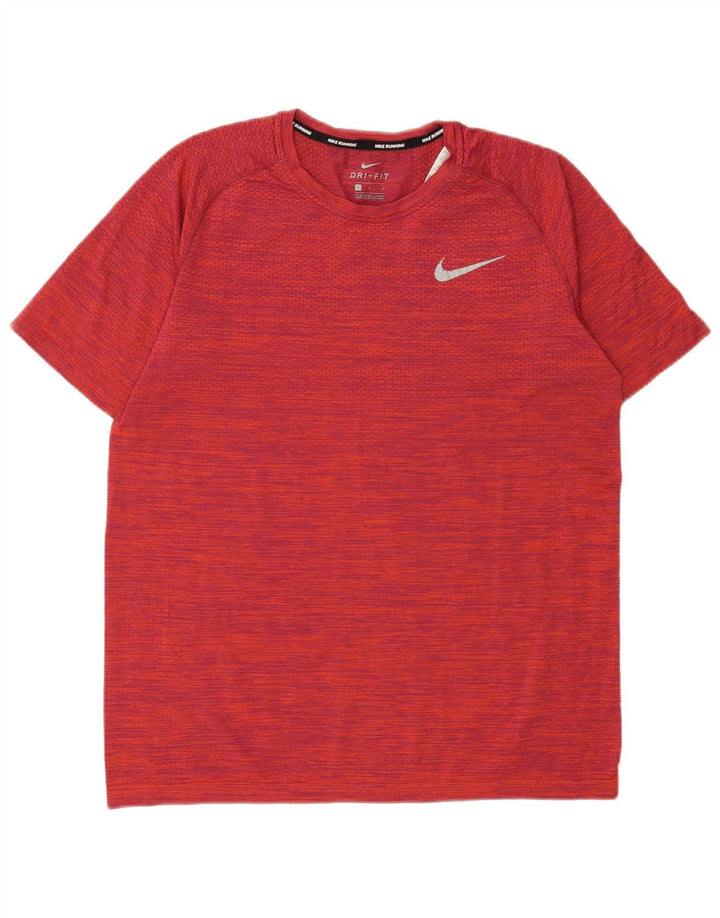 Nike Mens Dri Fit T-Shirt Top Large Red Nylon