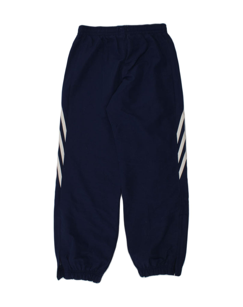 ADIDAS Boys Tracksuit Trousers Joggers 9-10 Years Navy Blue Polyester | Vintage Adidas | Thrift | Second-Hand Adidas | Used Clothing | Messina Hembry 