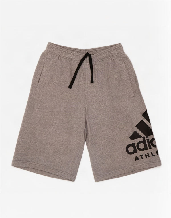 Adidas Mens Graphic Sport Shorts Medium Grey