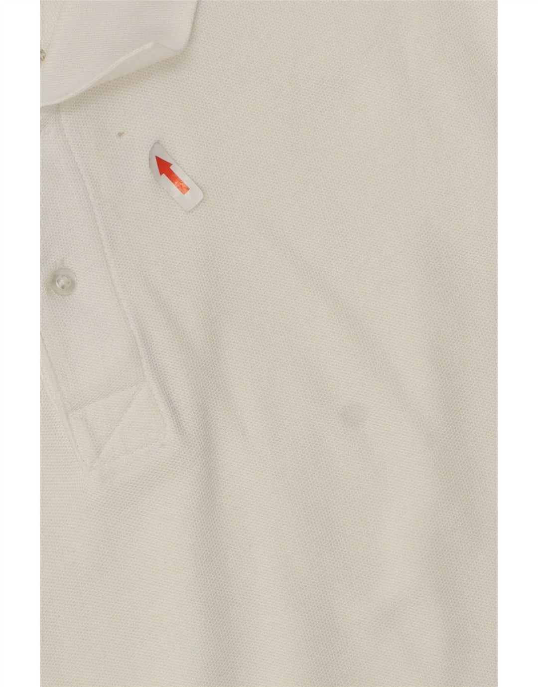 Nike Mens Polo Shirt Large White Cotton