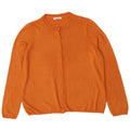 Marks & Spencer Womens Oversized Cardigan Sweater UK 16 Large Orange