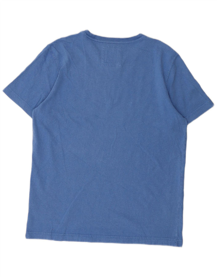 Crew Clothing Mens T-Shirt Top Medium Blue Cotton