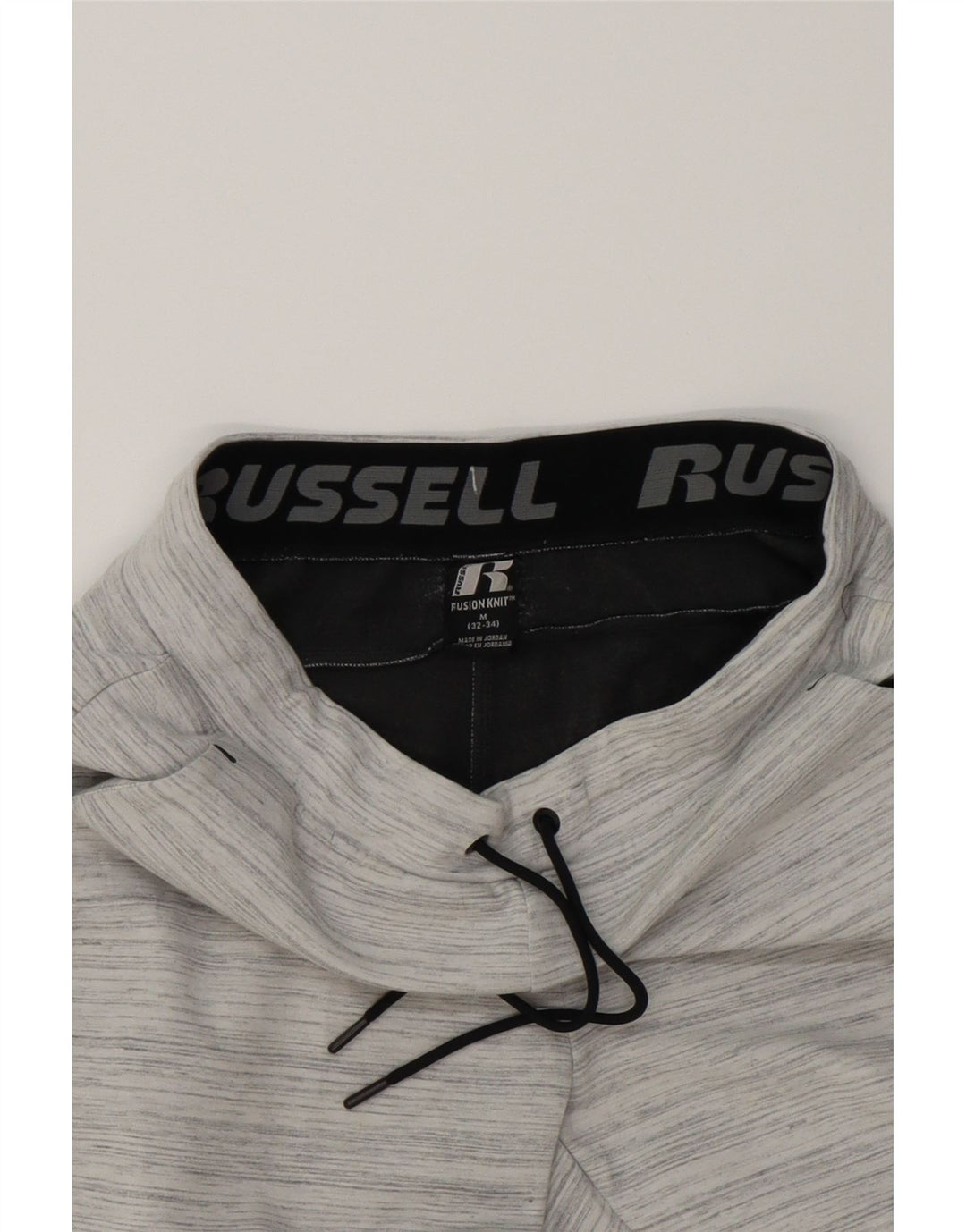 RUSSELL ATHLETIC Mens Tracksuit Trousers Joggers Medium Grey Flecked Vintage Russell Athletic and Second-Hand Russell Athletic from Messina Hembry 