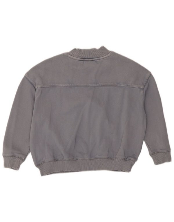 Superdry Girls Graphic Sweatshirt Jumper 6-7 Years Grey Cotton