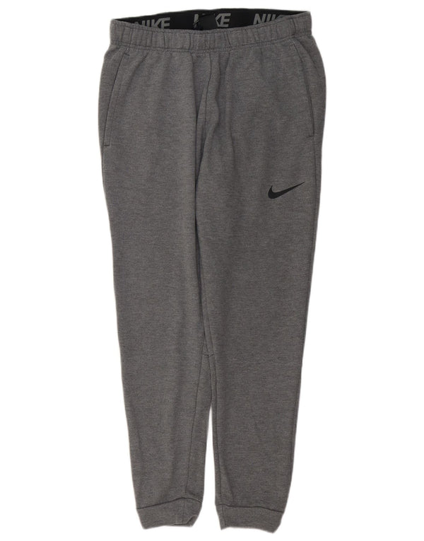 Nike Mens Dri Fit Standard Fit Tracksuit Trousers Joggers Medium Grey
