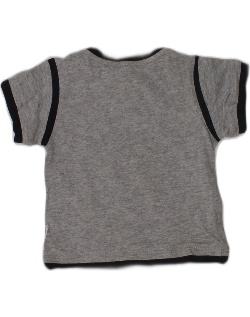 ARMANI BABY Baby Boys Graphic T-Shirt Top 3-6 Months Grey | Vintage Armani Baby | Thrift | Second-Hand Armani Baby | Used Clothing | Messina Hembry 