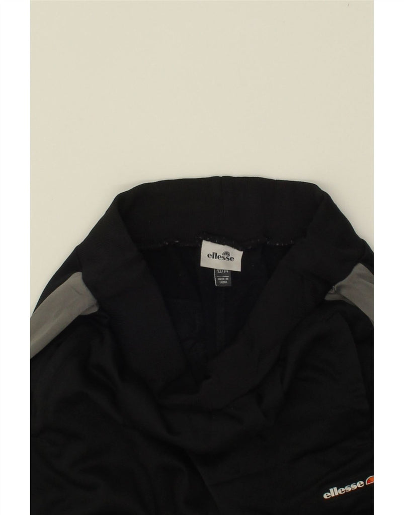 ELLESSE Boys Graphic Tracksuit Trousers Joggers 13-14 Years  Black Vintage Ellesse and Second-Hand Ellesse from Messina Hembry 