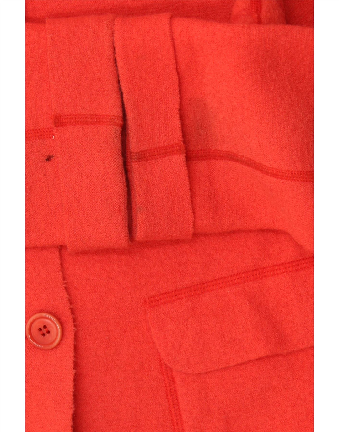 Alberto Aspesi Womens 3 Button Blazer Jacket IT 42 Medium Red Wool