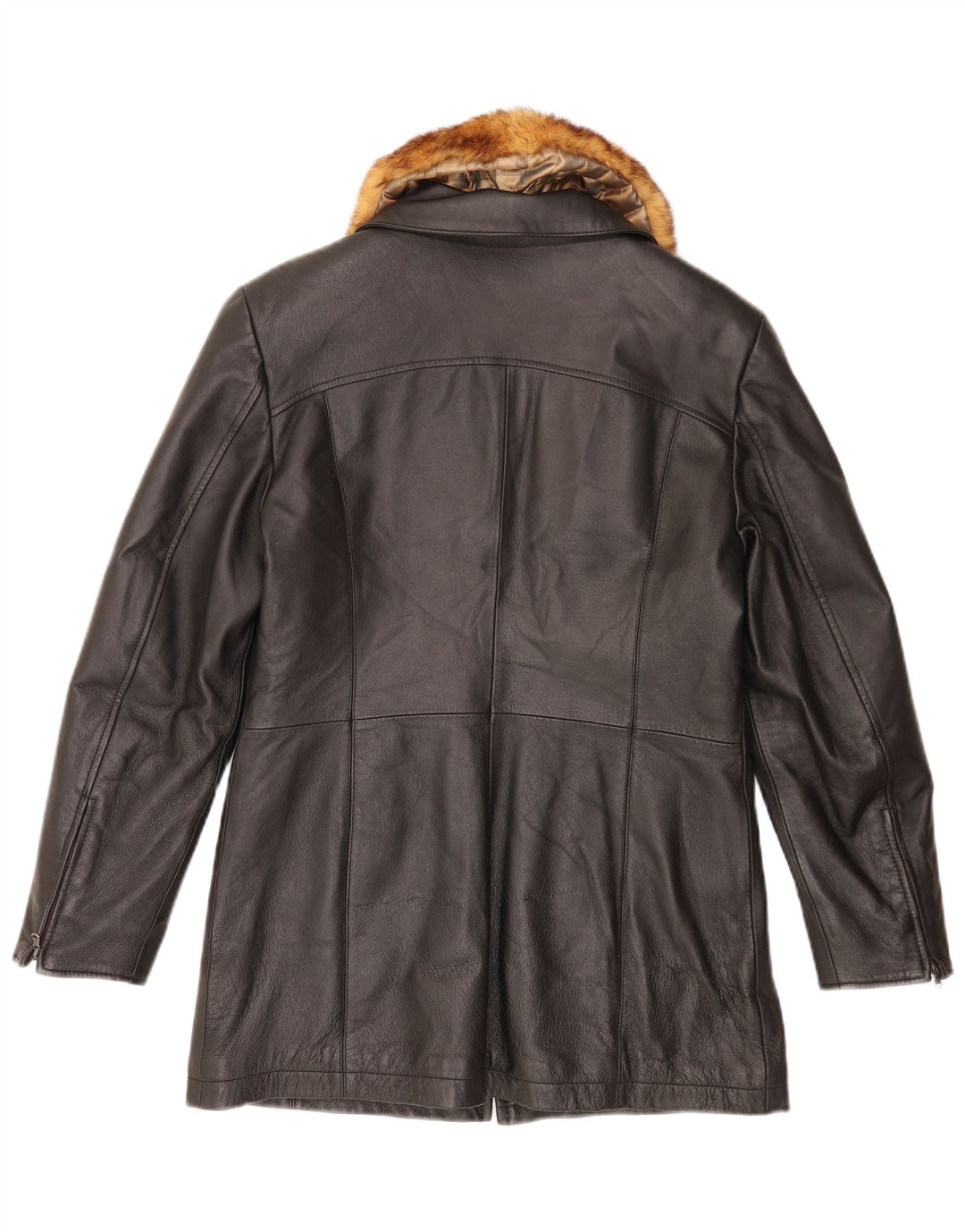 Rachele@Asati Womens Leather Jacket IT 42 Medium Black Leather